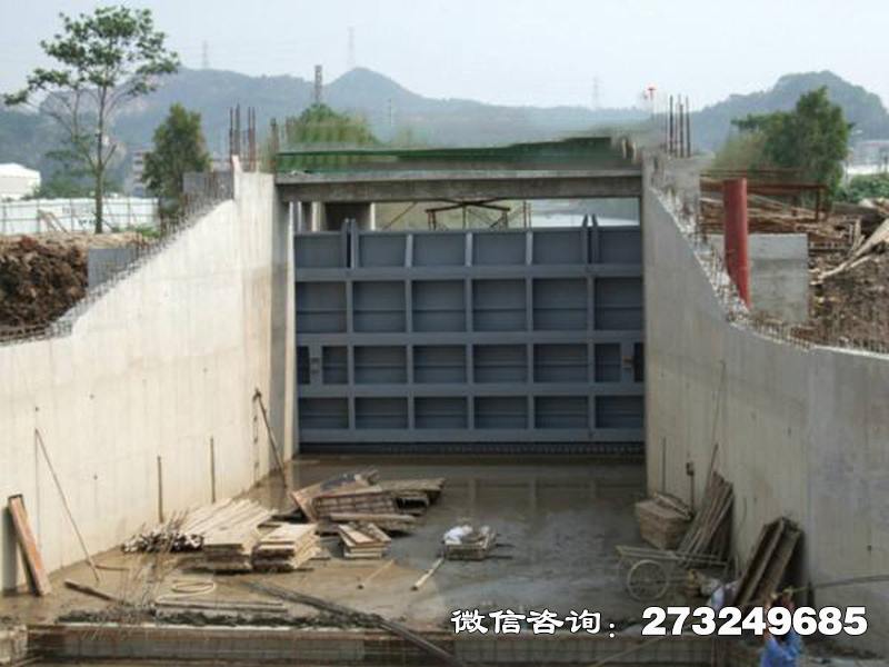 鼓楼水坝止水闸门