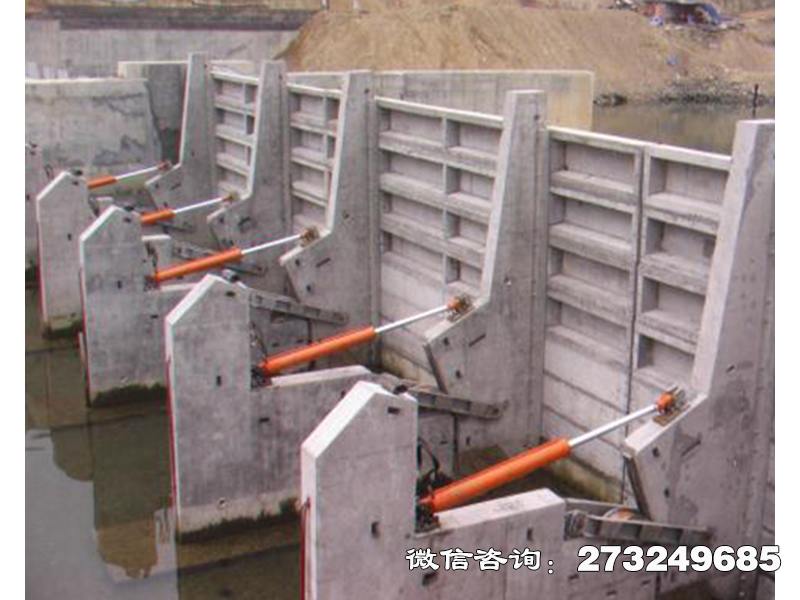 鼓楼水库水电站液压闸门