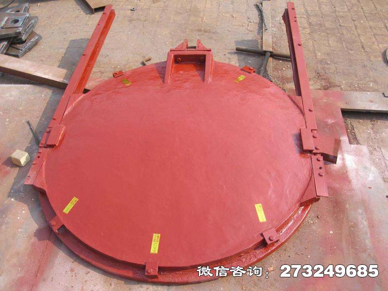 鼓楼水利铸铁镶铜圆闸门